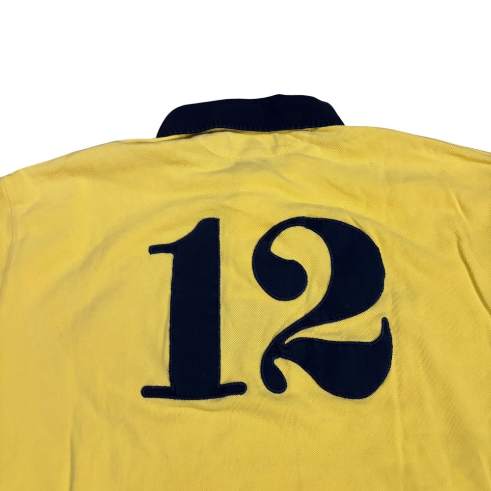 Polo Ralph‎ Lauren Mens Yellow Third Cruiser Squadron Rugby Polo Shirt Size L - Picture 6 of 8